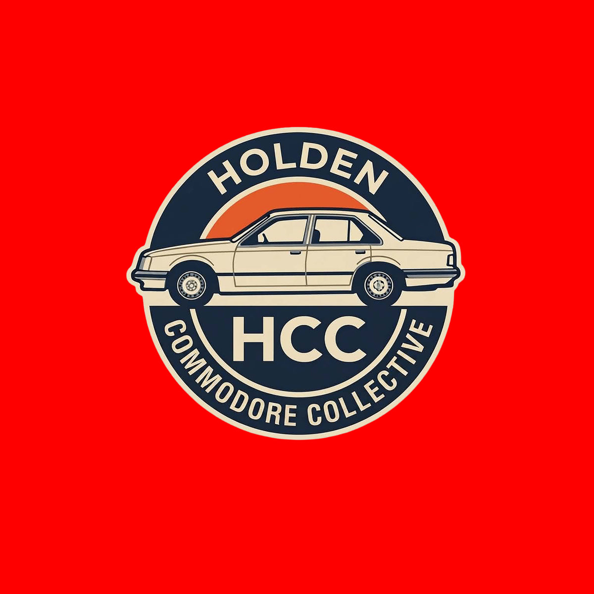 HCC Old School Sticker