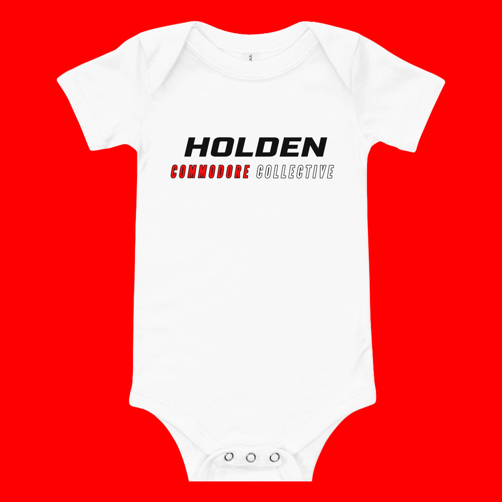 Baby Commodore Collective short sleeve Onesies (BW)
